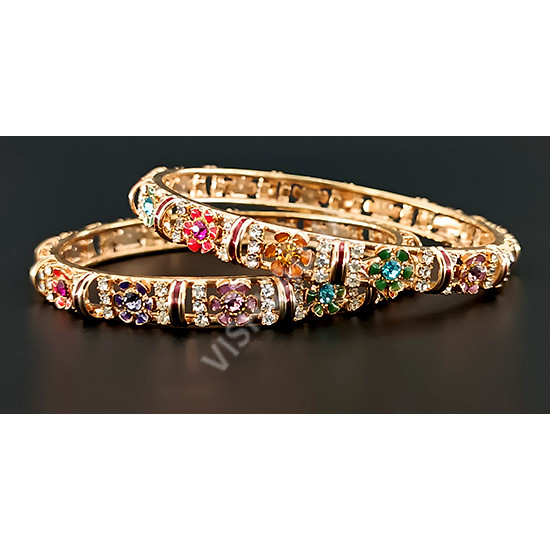 AD Multi Colour Flower Pattern B  (Size 2-6)