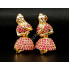 Dancing Girl Butta Bomma Ruby AD Earrings