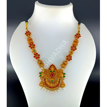 Matte Finish Ruby Green necklace