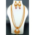Gold Microplated Multi Strand Elegant Long Necklace