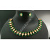 Elegant Dark Green Decorated Kundan Party / Ethnic Wear Shot Necklace