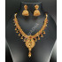 Beautiful Flower Design Ethnic Wear High Gold Kundan Necklace Set