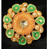 Ethnic Designer Wear Green Ruby Big Finger Ring