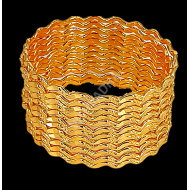 Supreme Quality Guaranteed Micro Gold Polish Dozen Bangle 12 Nos