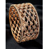 Princess Bangle Supreme Quality Rose Gold Polish with Sparkling White Stones