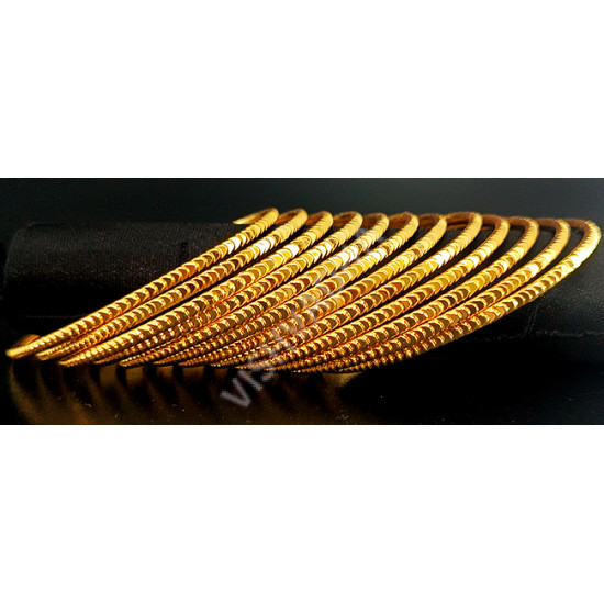 New Model Guaranteed Polish Shining Dozen Bangle Arrow Design