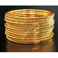 New Model Guaranteed Polish Shining Dozen Bangle Arrow Design