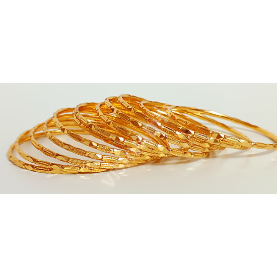New Model Guaranteed Polish Shining Dozen Bangle Cut Design